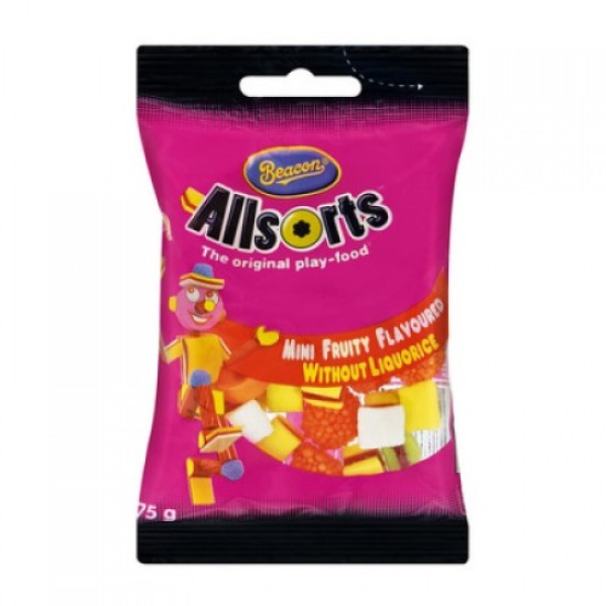 BEACON LIQUORICE ALLSORTS MINI 75GR