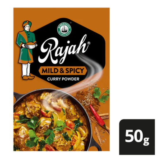 ROBERTSONS RAJAH CURRY POW MLD&SPCY 50GR