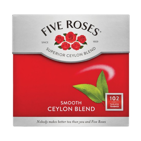 FIVE ROSES TEABAGS TAGLESS 100EA