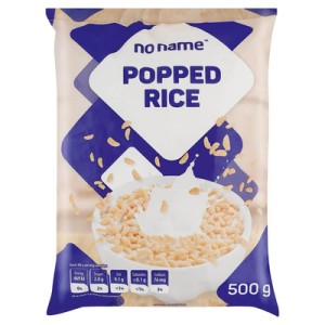 NO NAME POPPED RICE 500GR