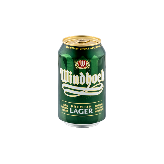 WINDHOEK LAGER CAN 330ML