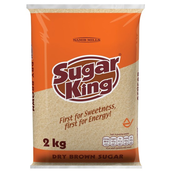 SUGAR KING SUGAR DRY BROWN 2KG