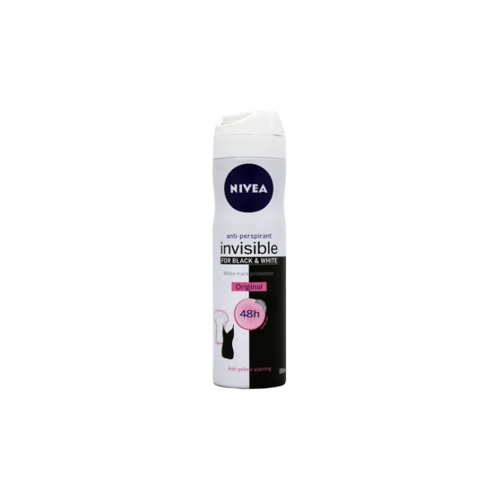 NIVEA DEO BLACK&WHITE INVISIBLE 150ML