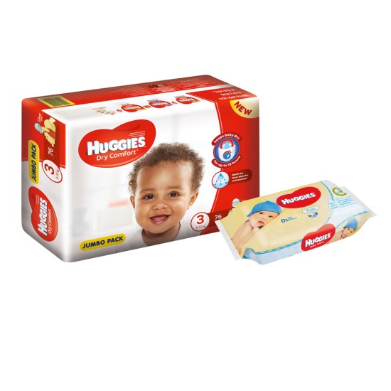 HUGGIES DRY COMFORT JP S3 76EA