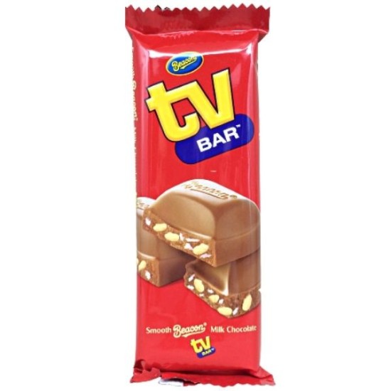 BEACON TV BAR CHOC SLAB MILK 80GR