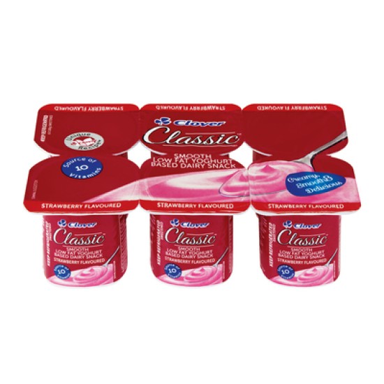 CLOVER CLASSIC L/F SMTH S/BERRY 6X100GR