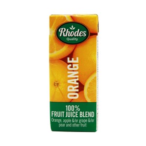 RHODES 100% FRUIT JCE  BLND ORANGE 200ML