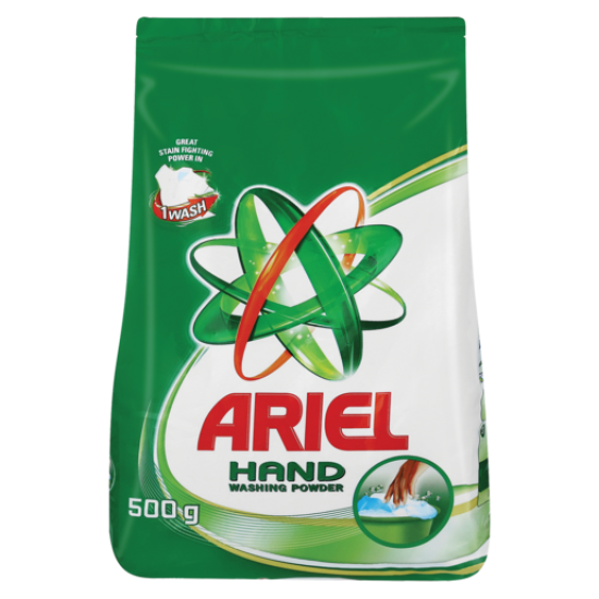 ARIEL HAND WASHING POWDER 500GR ARIEL HAND WASHING POWDER 500GR