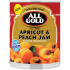 ALL GOLD APRICOT & PEACH JAM 450GR