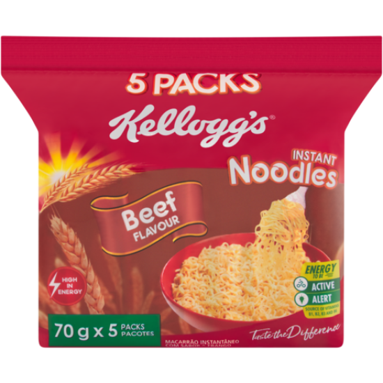 KELLOGG'S NOODLES BEEF 5EA