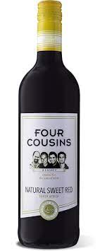 FOUR COUSINS NAT SWEET  RED 750ML