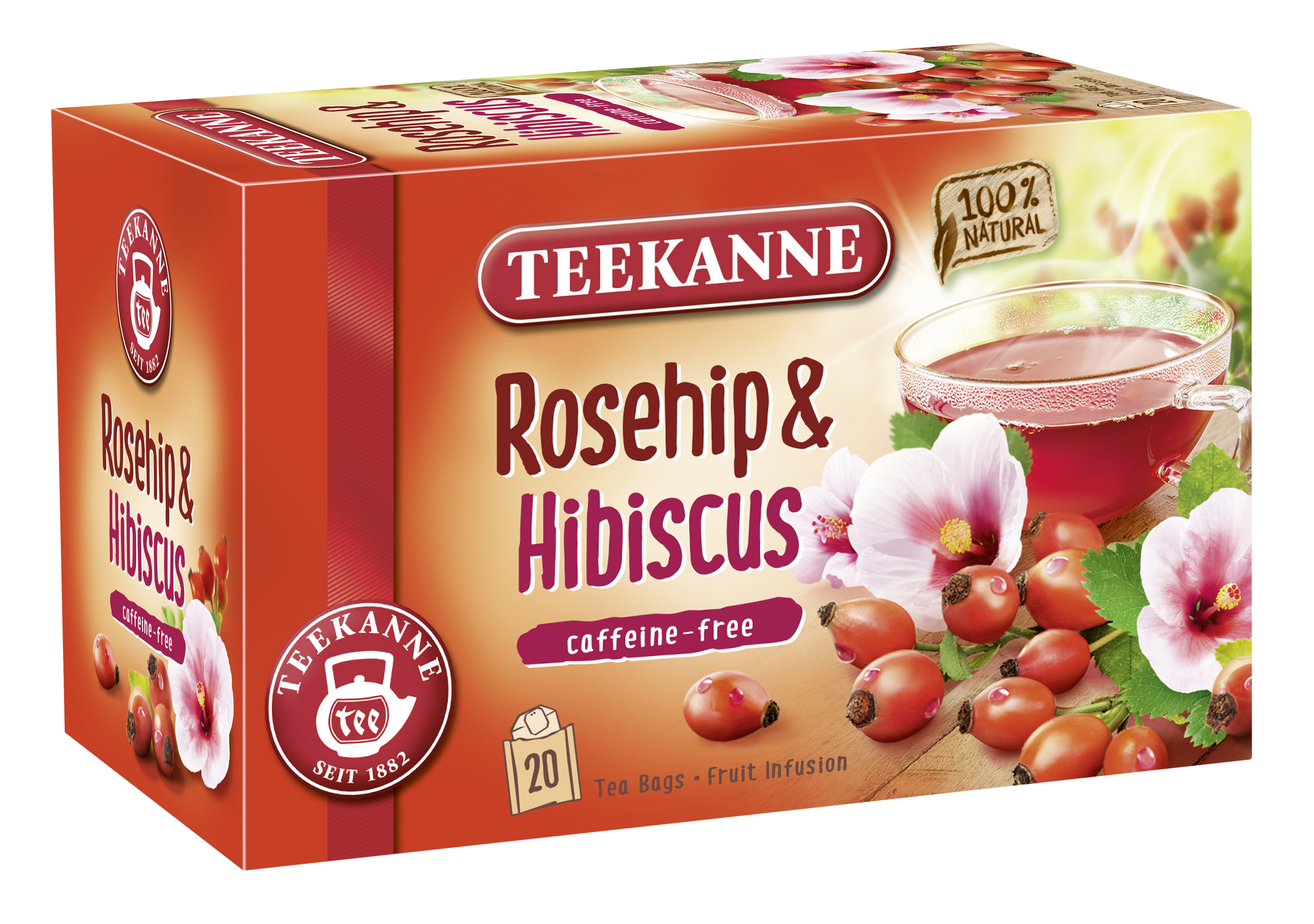 TEEKANNE ROSEHIP & HIBISCUS TEA 20EA