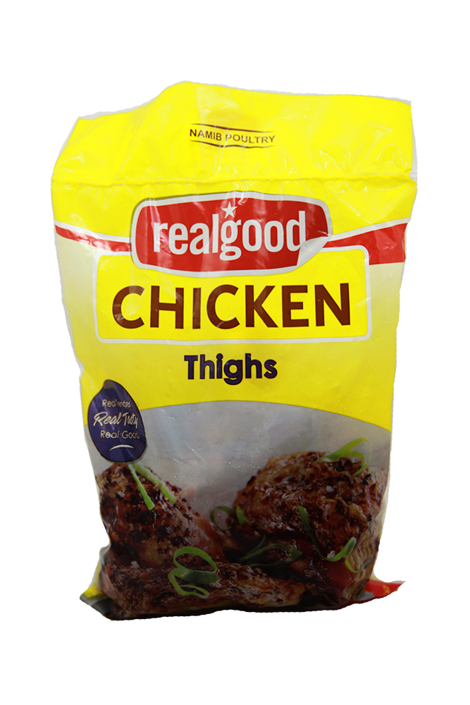 REAL GOOD CHICKN IQF THIGHS 1.5KG