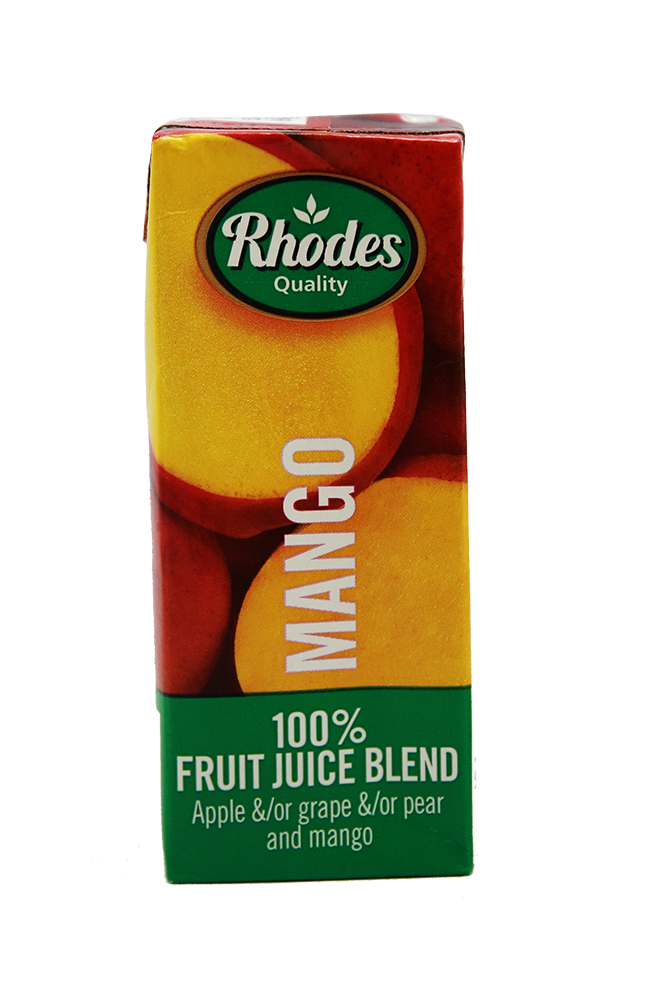 RHODES 100% FRUIT JUICE BLND MANGO 200ML